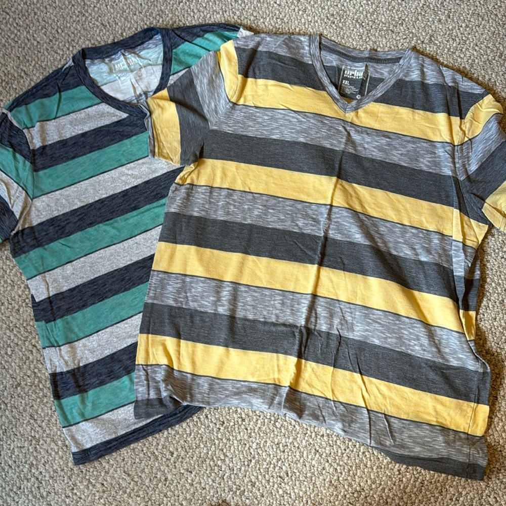 Two urban pipeline t shirts xxl